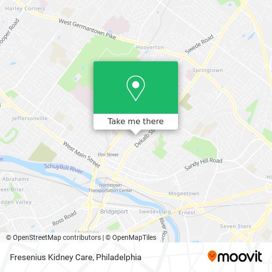 Fresenius Kidney Care map