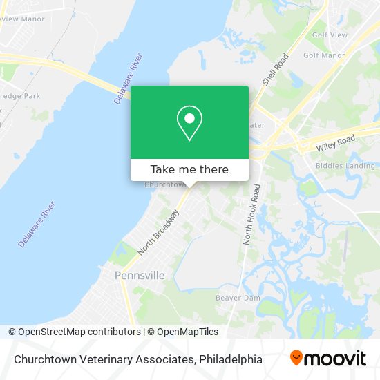 Mapa de Churchtown Veterinary Associates