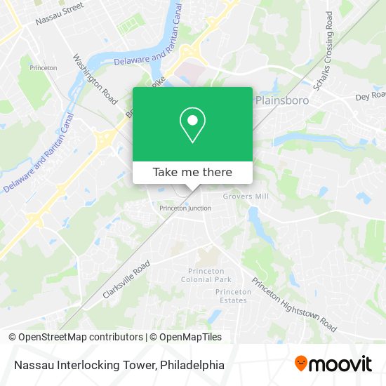 Mapa de Nassau Interlocking Tower