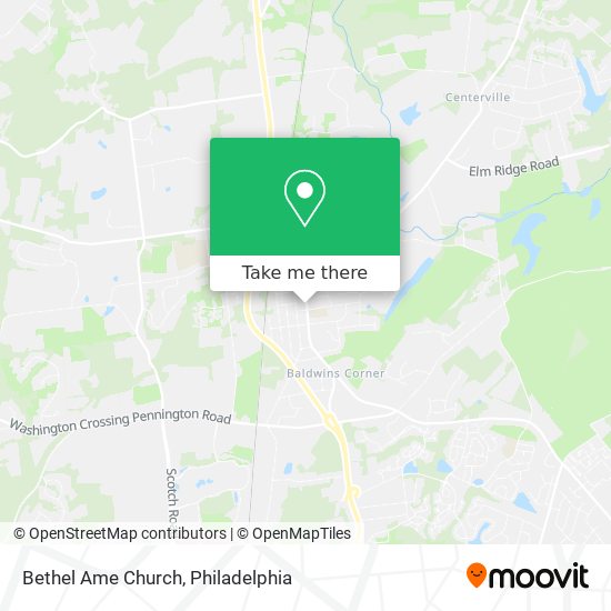 Bethel Ame Church map