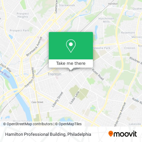 Mapa de Hamilton Professional Building