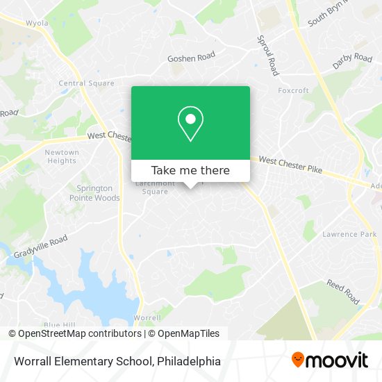 Mapa de Worrall Elementary School