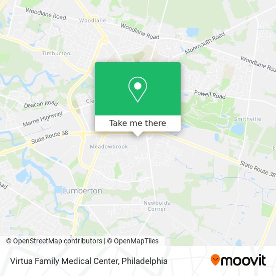 Virtua Family Medical Center map