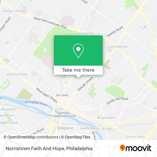 Mapa de Norristown Faith And Hope