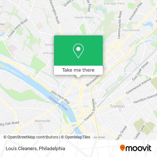 Lou's Cleaners map