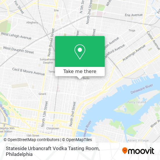 Mapa de Stateside Urbancraft Vodka Tasting Room