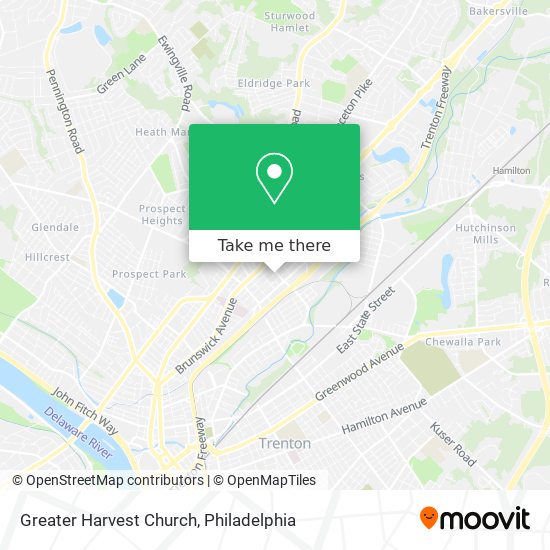 Mapa de Greater Harvest Church