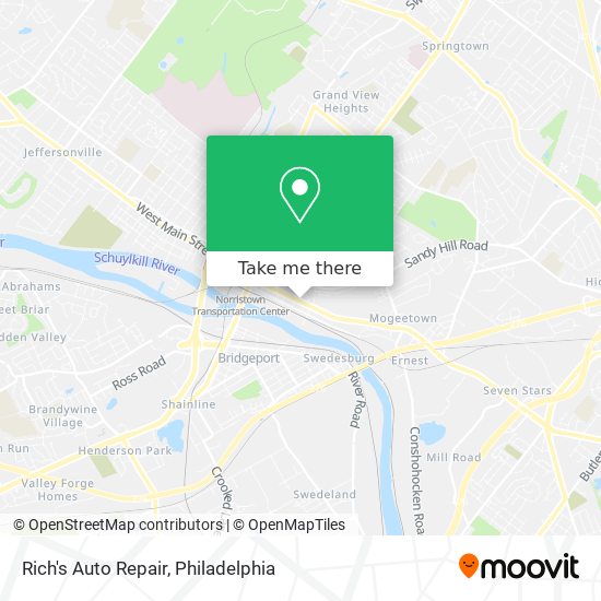 Rich's Auto Repair map