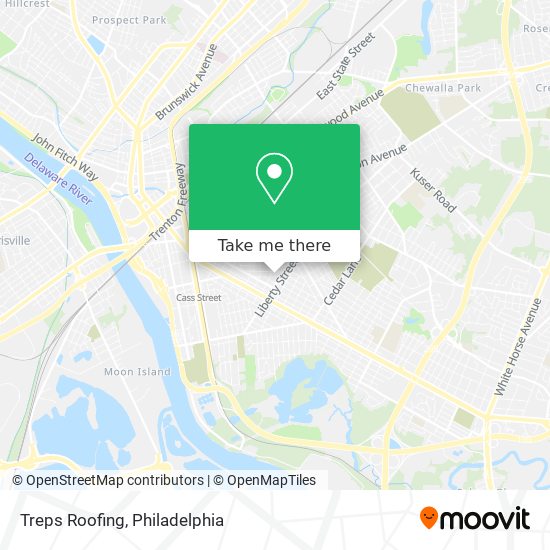 Treps Roofing map