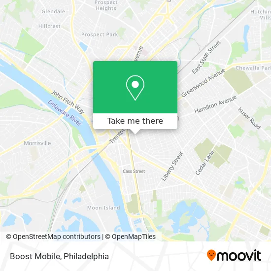 Boost Mobile map