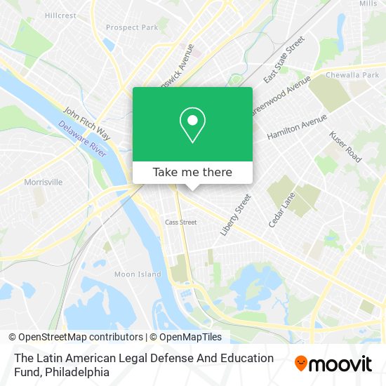 The Latin American Legal Defense And Education Fund map