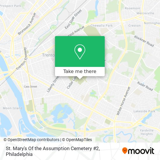 St. Mary's Of the Assumption Cemetery #2 map