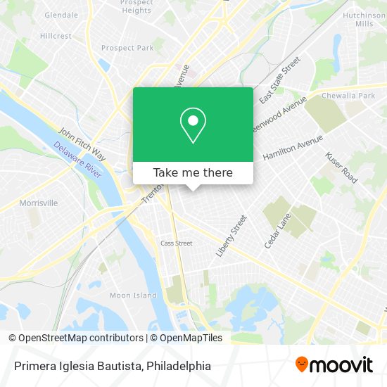 Mapa de Primera Iglesia Bautista
