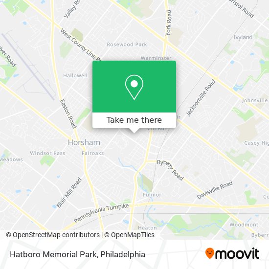 Hatboro Memorial Park map