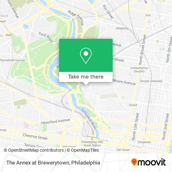 Mapa de The Annex at Brewerytown