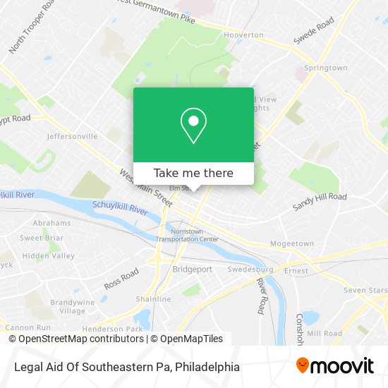 Legal Aid Of Southeastern Pa map