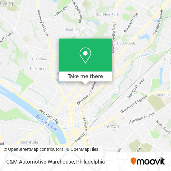 C&M Automotive Warehouse map