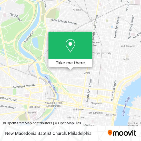 Mapa de New Macedonia Baptist Church