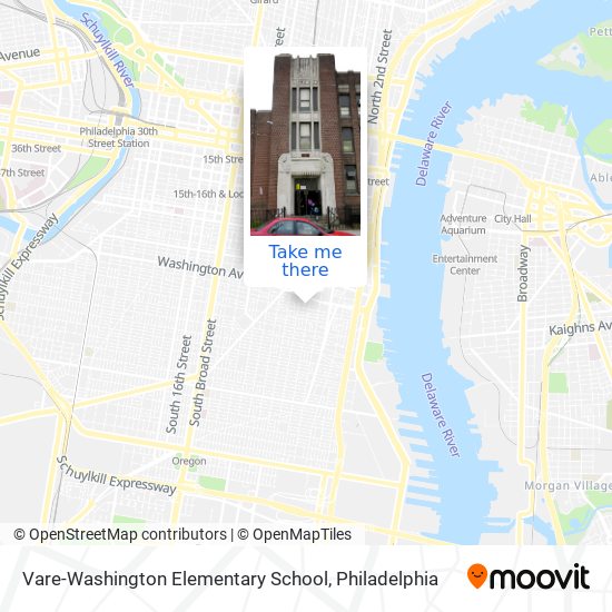 Mapa de Vare-Washington Elementary School