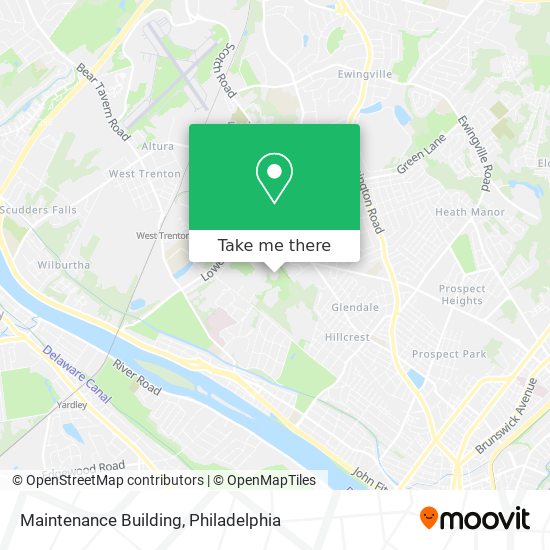 Maintenance Building map