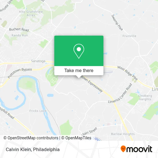 Calvin Klein map