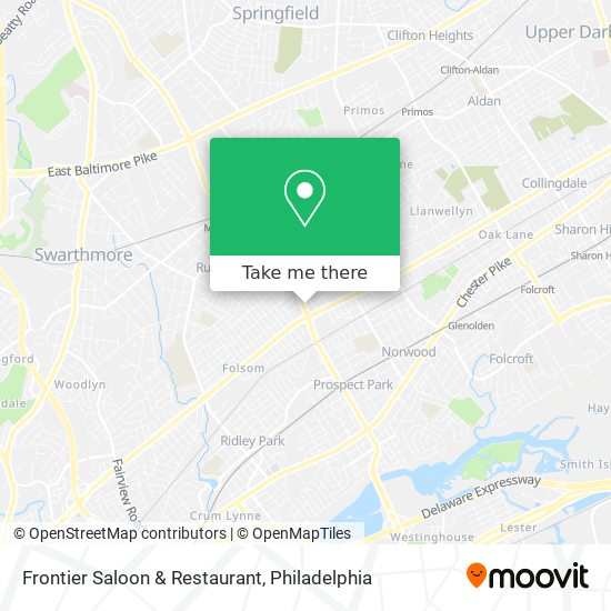 Frontier Saloon & Restaurant map