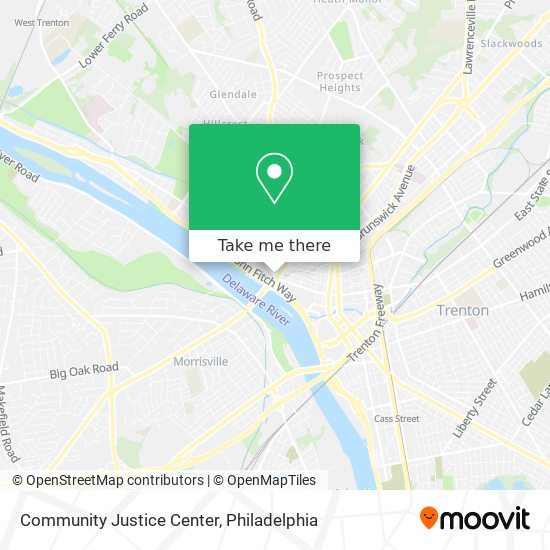 Mapa de Community Justice Center