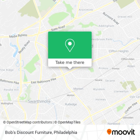 Bob's Discount Furniture map