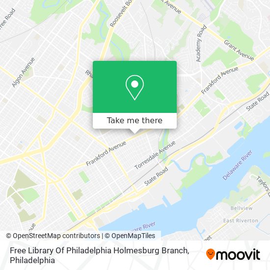 Mapa de Free Library Of Philadelphia Holmesburg Branch