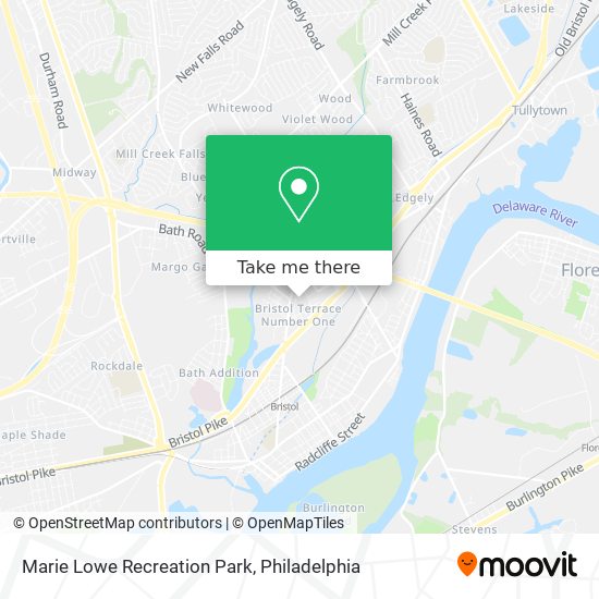 Mapa de Marie Lowe Recreation Park