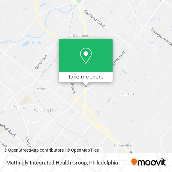 Mattingly Integrated Health Group map