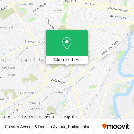 Chester Avenue & Duncan Avenue map