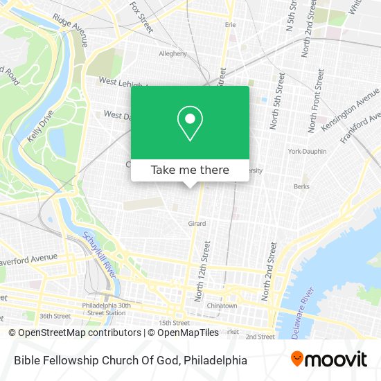 Bible Fellowship Church Of God map