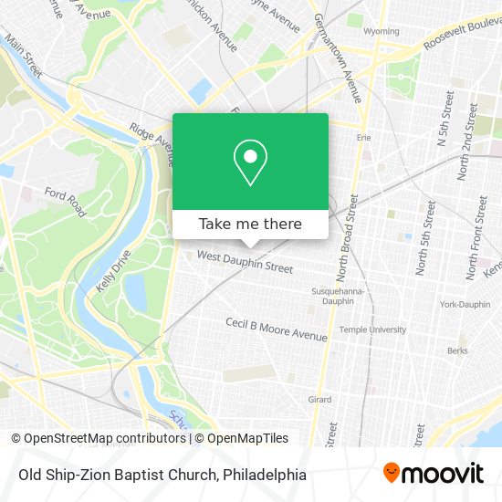 Old Ship-Zion Baptist Church map