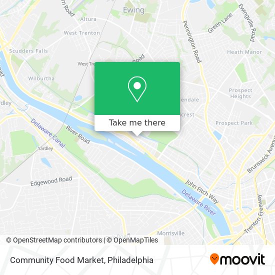 Community Food Market map
