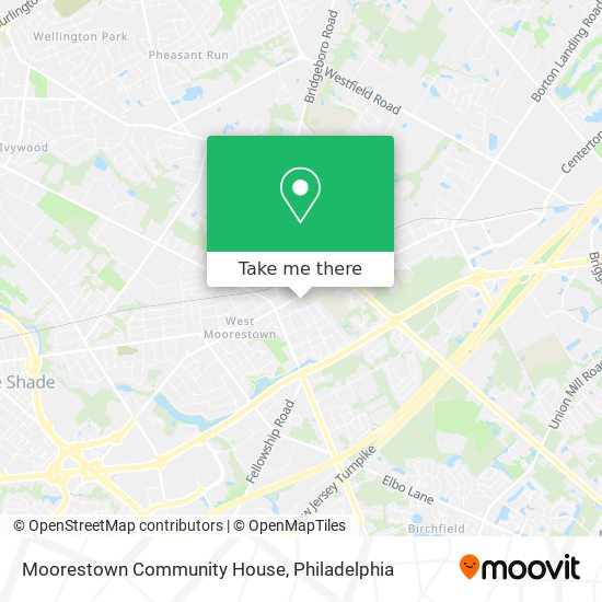 Moorestown Community House map