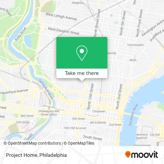 Project Home map