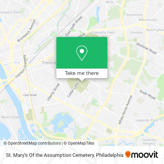 St. Mary's Of the Assumption Cemetery map