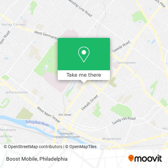 Boost Mobile map