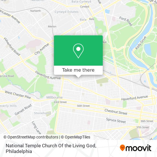 National Temple Church Of the Living God map