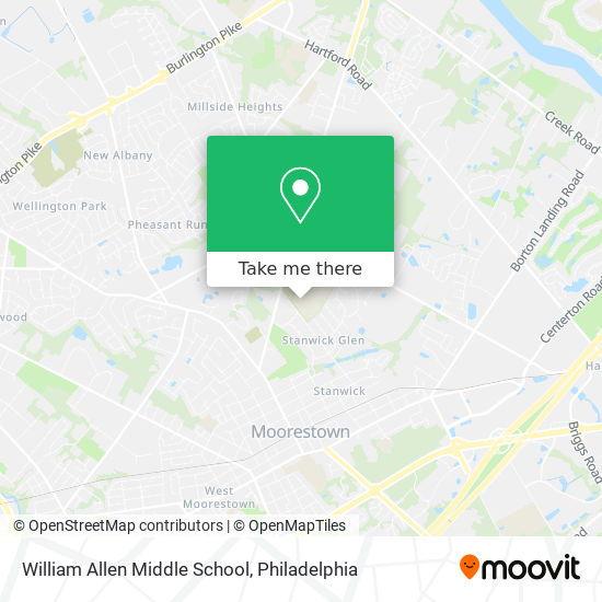 Mapa de William Allen Middle School