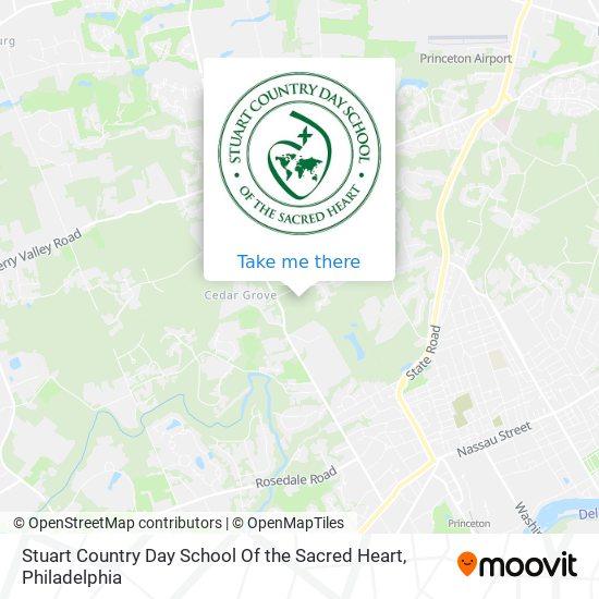 Stuart Country Day School Of the Sacred Heart map