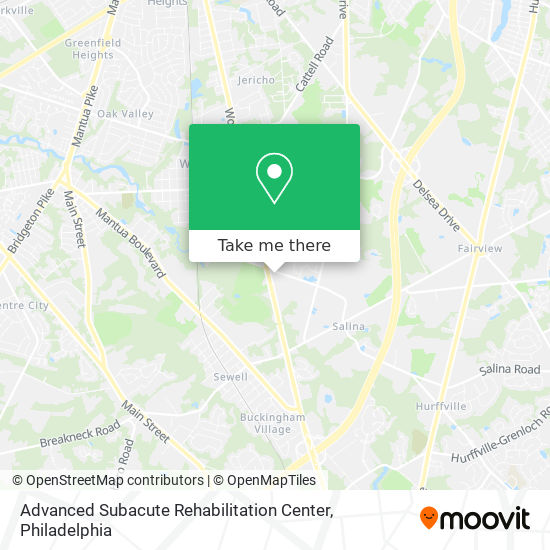 Advanced Subacute Rehabilitation Center map