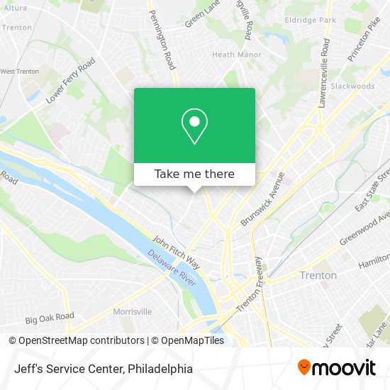 Mapa de Jeff's Service Center