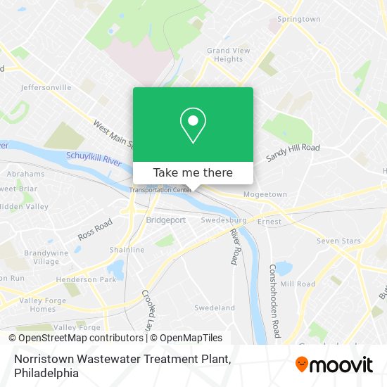 Norristown Wastewater Treatment Plant map