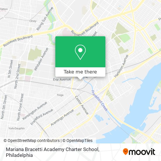 Mapa de Mariana Bracetti Academy Charter School