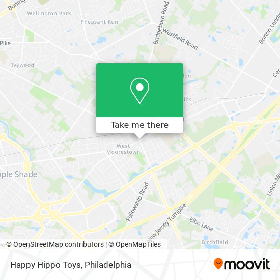 Happy Hippo Toys map