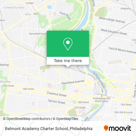 Mapa de Belmont Academy Charter School