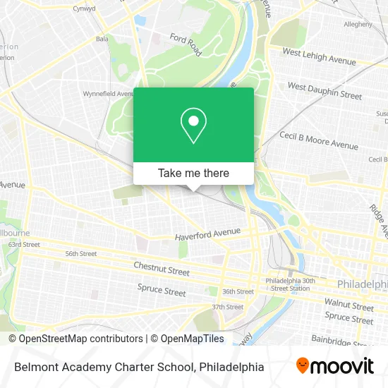 Belmont Academy Charter School map