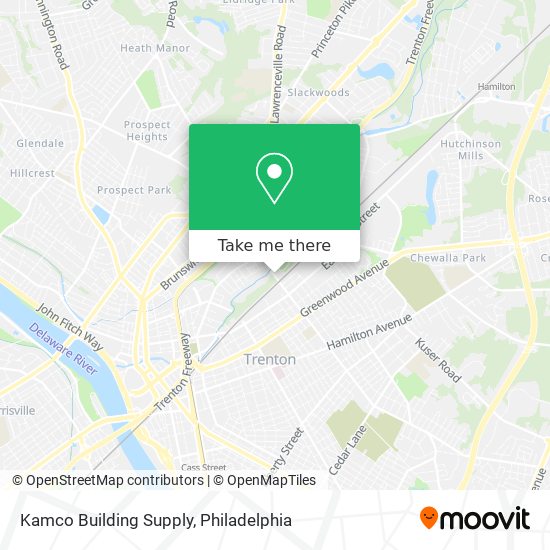 Kamco Building Supply map